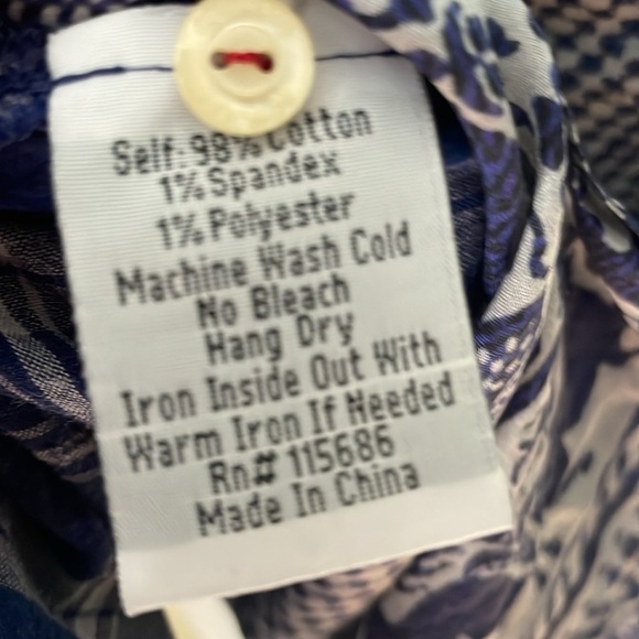 Johnny Was M 3J Workshop Lana Scarf Shirt Button Front Plaid - Picture 8 of 9